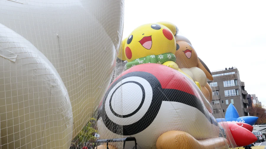 Building-Sized Balloons Spring to Life Ahead of Macy's Thanksgiving Parade