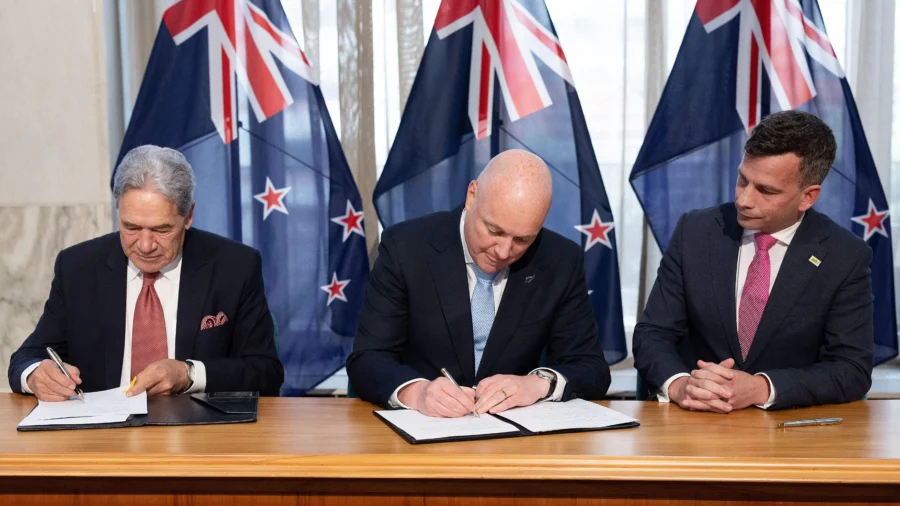 New Zealand Forms 3-Party Coalition Government
