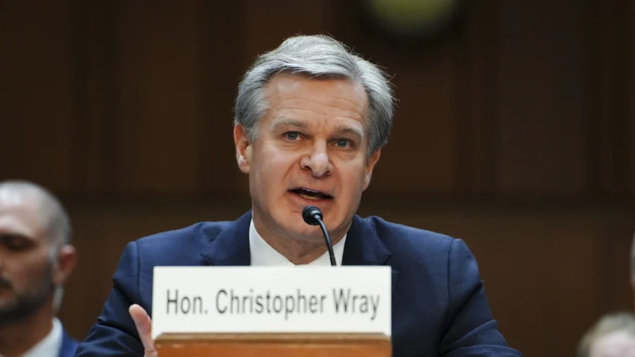 FBI’s Wray Testifies to Senate Oversight Hearing