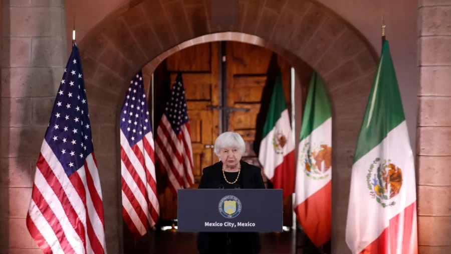 Yellen Announces New Sanctions in Mexico Aimed at Curbing Fentanyl Flows