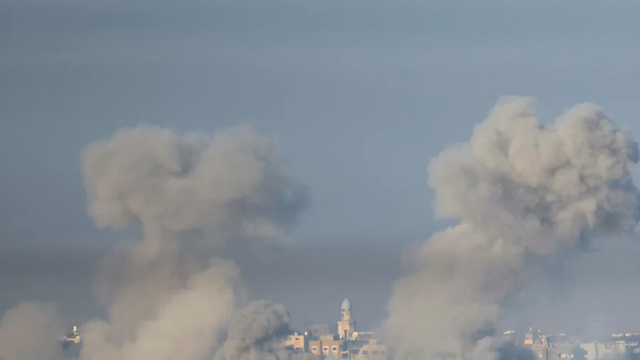 Live View Over Israel-Gaza Border (Dec.8)