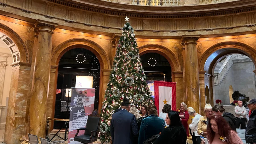 Massachusetts Gold Star Families Tree on Display at Massachusetts State House