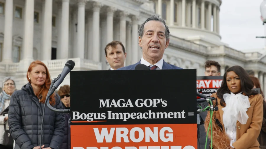 House Reps. Raskin, Garcia, Goldman, Moskowitz, Gomez Speak Ahead of Impeachment Inquiry Vote