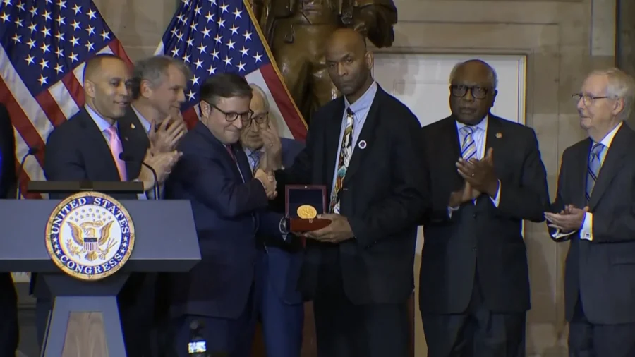 Congressional Gold Medal Awarded to Former MLB Player