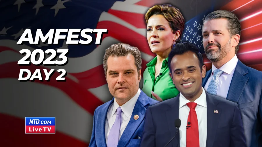AmericaFest 2023–Day 2 With Donald Trump Jr., Roger Stone, Vivek Ramaswamy, Matt Gaetz, Kari Lake, and More