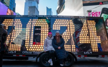 New Year’s Numerals for 2024 Arrive at Times Square