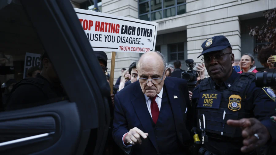 Rudy Giuliani Files for Bankruptcy After Being Ordered to Pay $148 Million to Former Election Workers