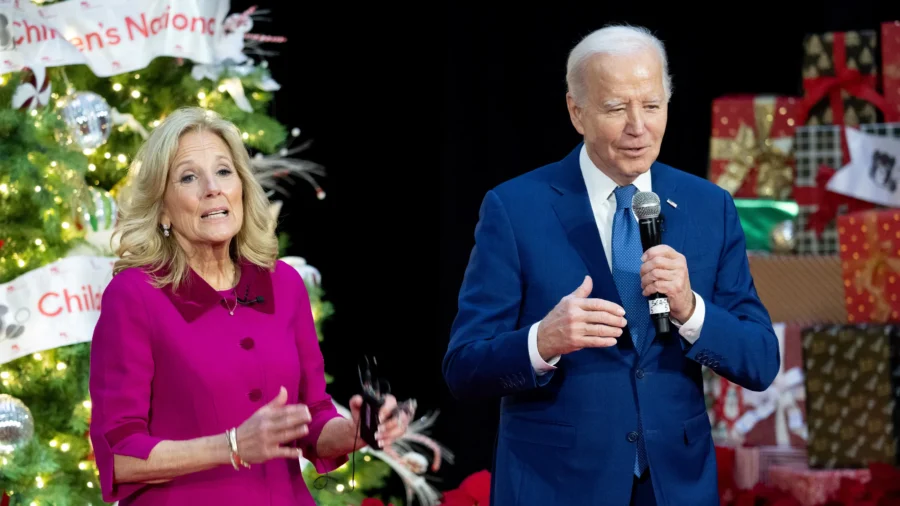Bidens Visit Patients at Children’s National Hospital