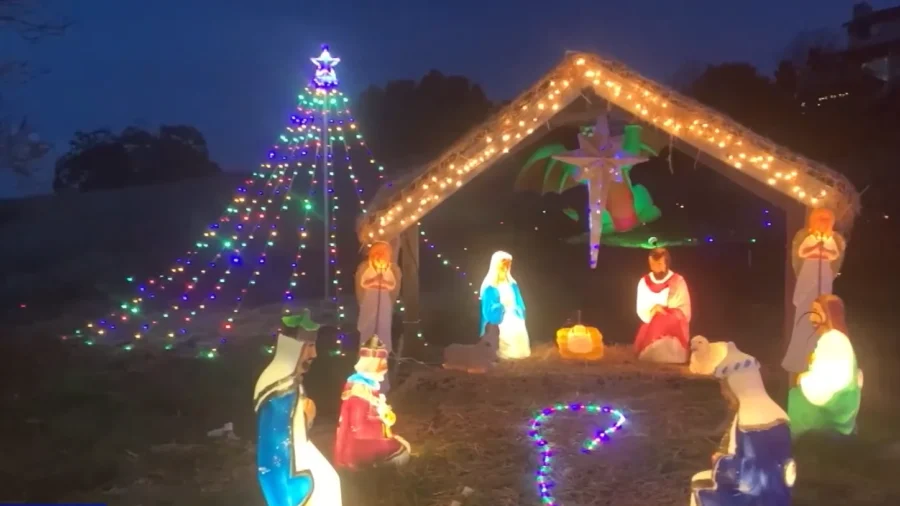 Neighborhood Says Christmas Lights Bring Joy