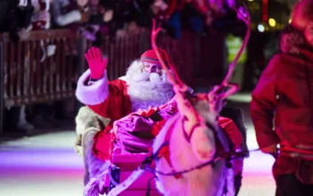 Santa Claus Sets Off for His Annual Journey Around the World