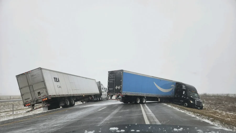 Treacherous Travel Underway as Blizzard Conditions and Ice Blast Parts of Central US