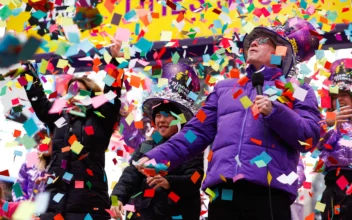 New Year’s Eve Confetti Test in Times Square