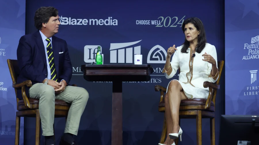 Tucker Carlson Claims Nikki Haley Is ‘Puppet’ for Democrats