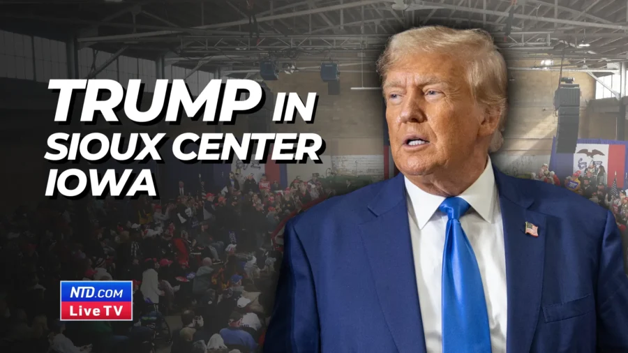 Trump Speaks at Rally in Sioux Center, Iowa