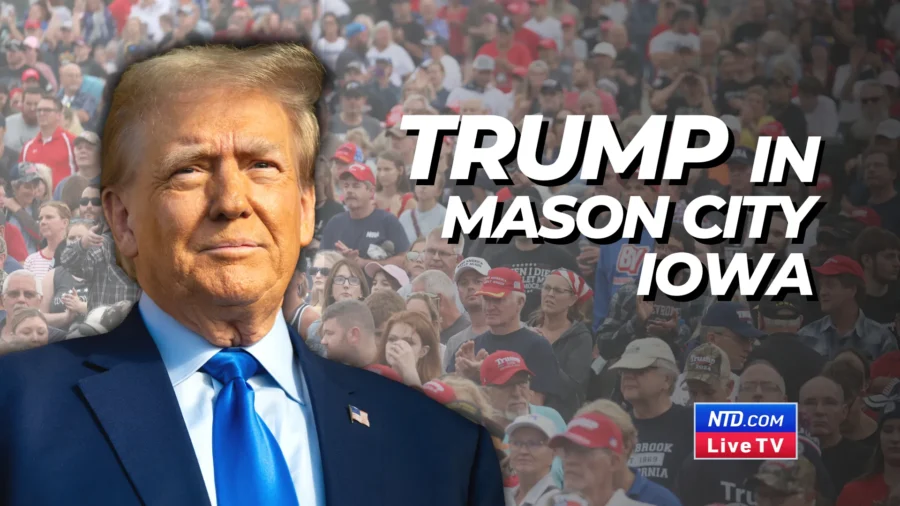 Trump Speaks at Rally in Mason City, Iowa