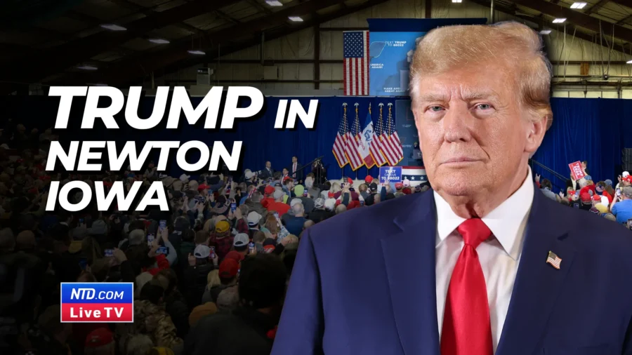 Trump Speaks at ‘Commit to Caucus’ Rally in Newton, Iowa