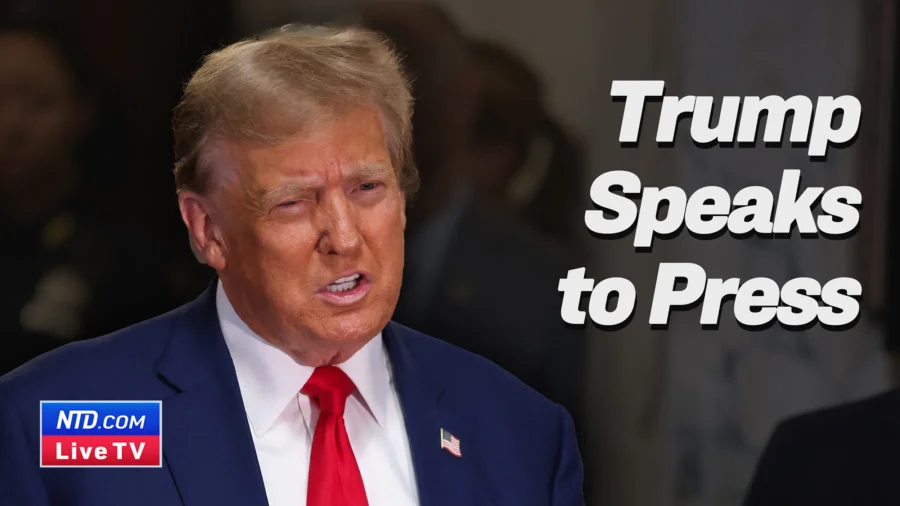 Trump Holds Press Conference After Attending Closing Arguments for NY Fraud Trial