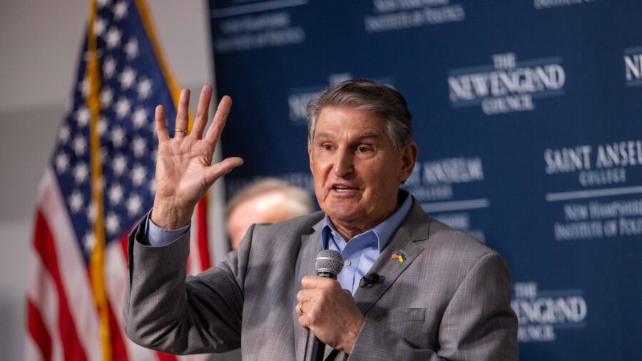Sen. Joe Manchin Says He’s Not Campaigning for President at New Hampshire Political Event