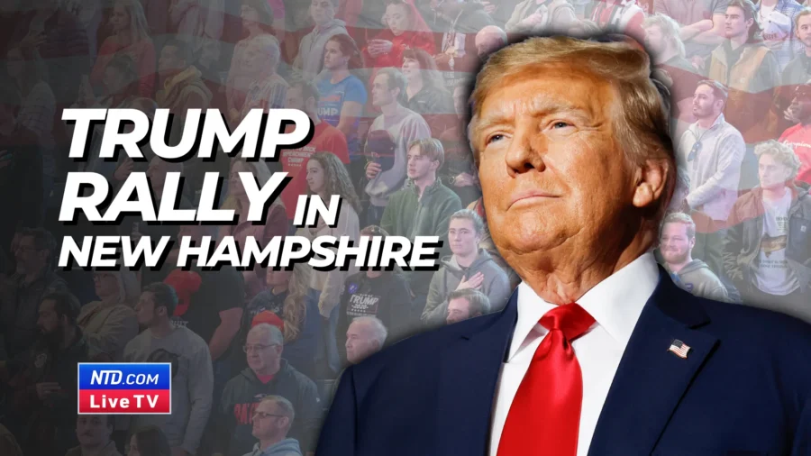 Trump Holds Campaign Rally in Atkinson, New Hampshire