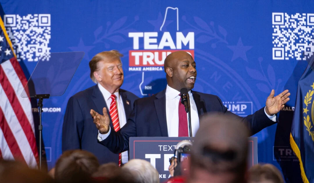 Sen. Tim Scott Endorses Donald Trump | NTD