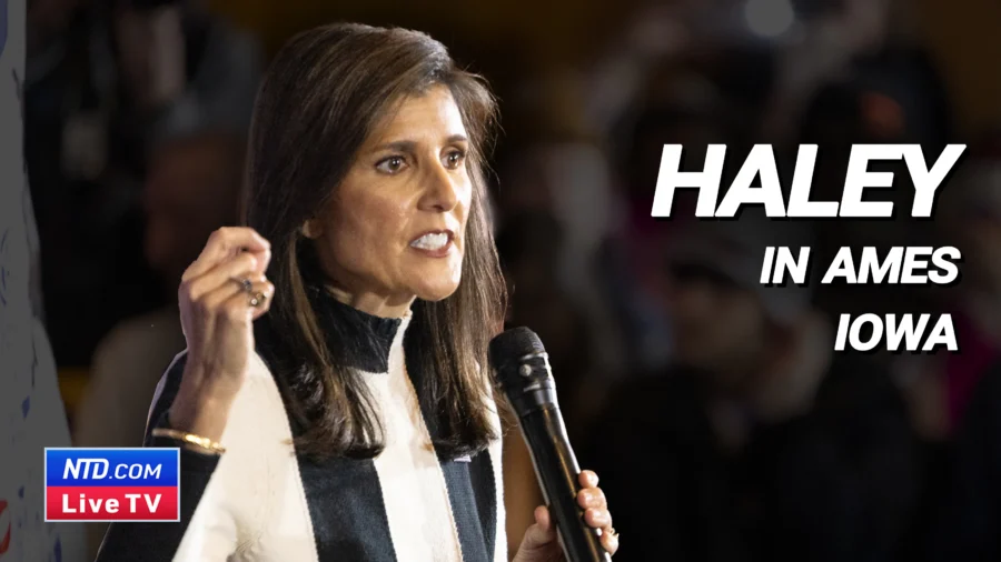 Nikki Haley Campaigns in Ames the Day Before Iowa Caucus