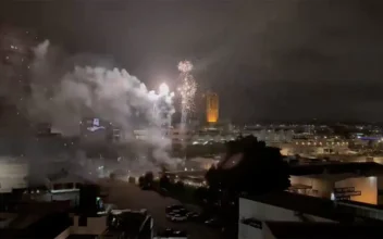 Fireworks Set Off Near High-Rises In Downtown Los Angeles