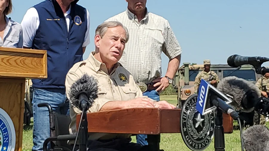 Texas Gov. Abbott Accuses Biden of Ignoring Constitutional Duty to Secure Border