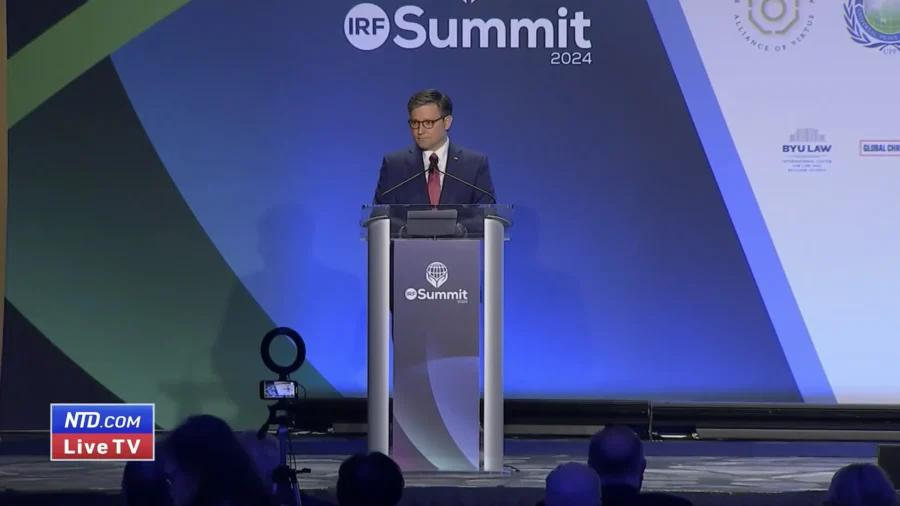 Speaker Johnson Speaks at International Religious Freedom Summit 2024