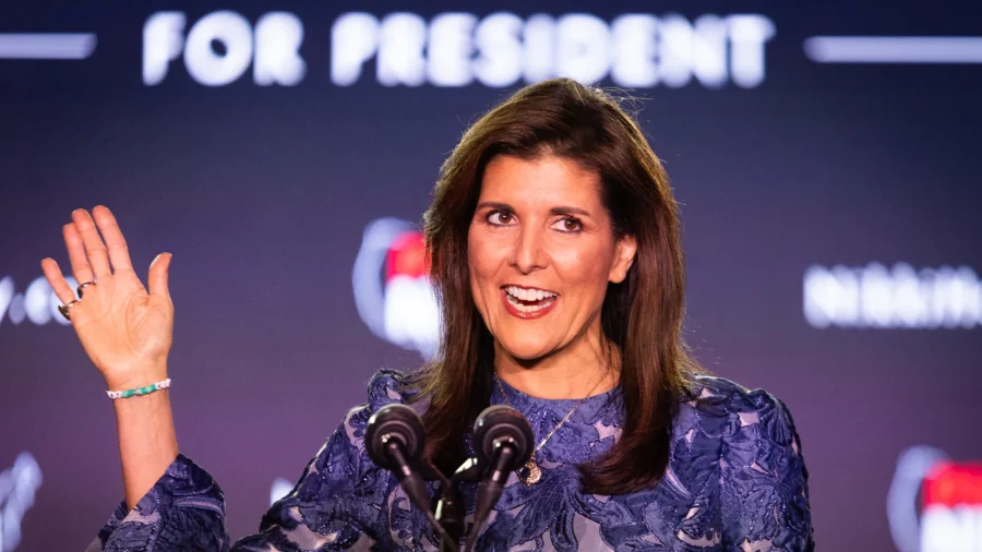Nikki Haley Campaigns in Columbia, South Carolina