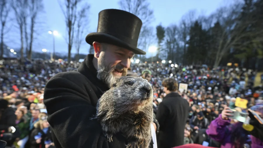Punxsutawney Phil Predicts Early Spring at Groundhog Day Festivities