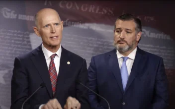 Sen. Rick Scott Leads a Press Conference with Senate Conservatives on Border Security