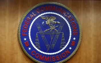 The seal of the Federal Communications Commission (FCC) is seen before an FCC meeting to vote on net neutrality in Washington Dec. 14, 2017. (Jacquelyn Martin/AP Photo)