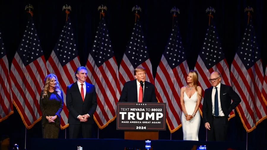 Trump Campaign Hosts Caucus Night Watch Party in Las Vegas