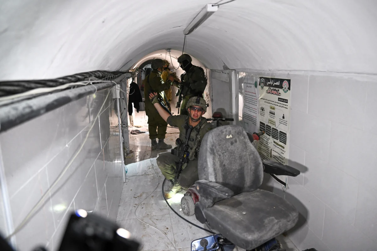 Hamas Command Tunnel Under U N Gaza Hq