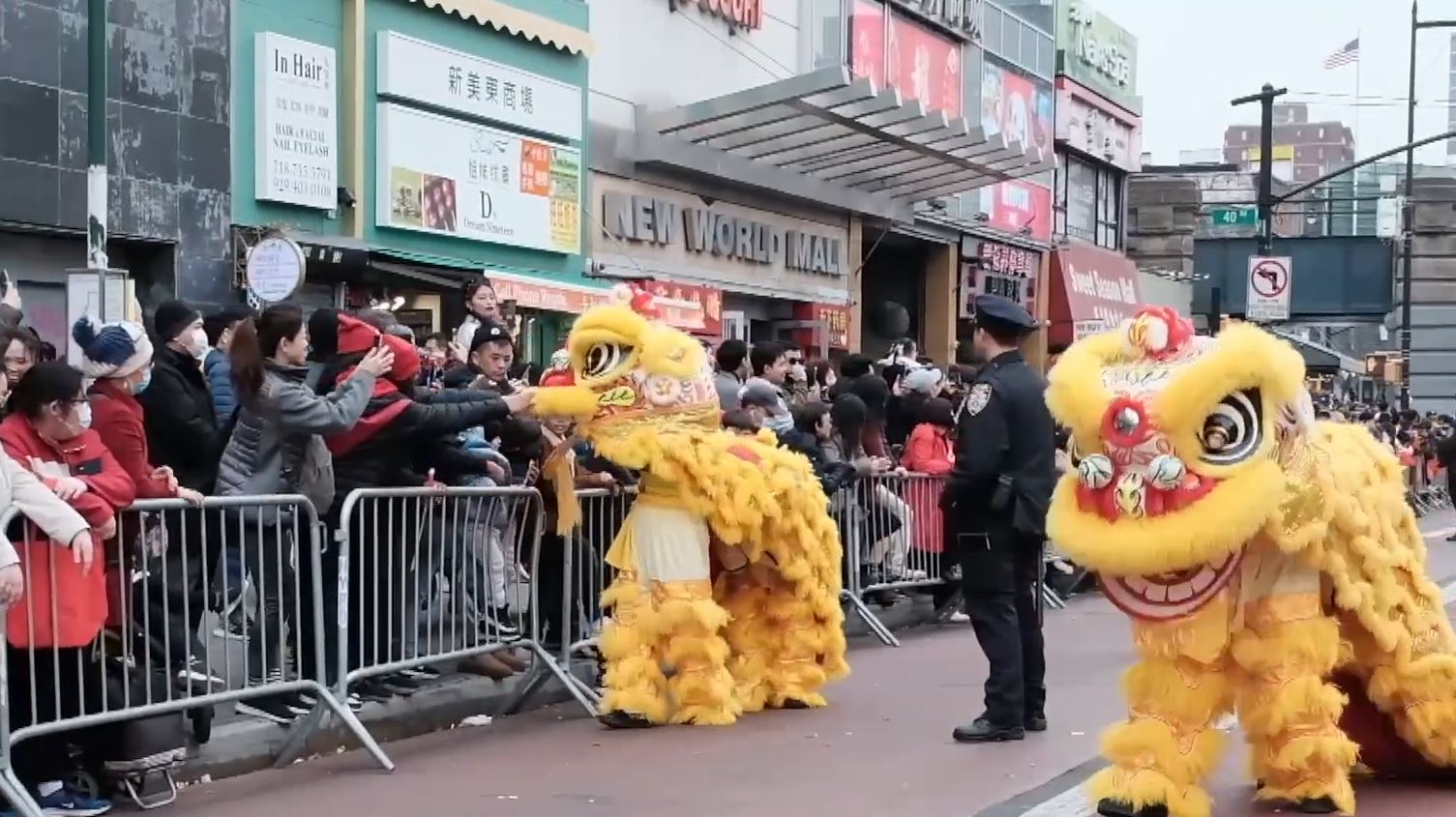 Big Turnout at 2024 Chinese Lunar New Year Parade in Flushing, New York