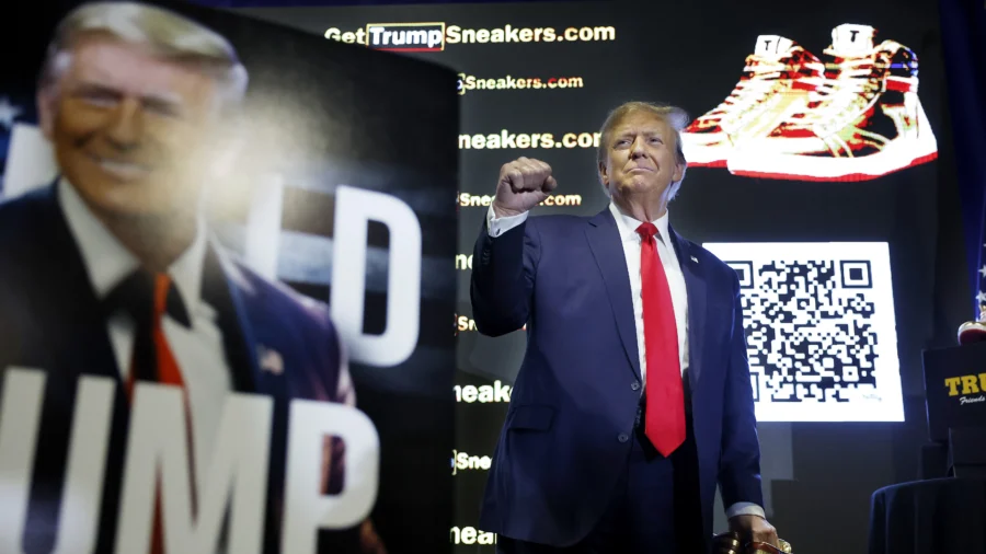 Trump Delivers Remarks at Sneaker Con in Philadelphia