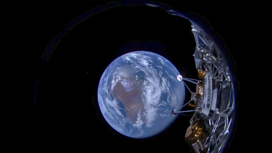 Private American Spacecraft Lands on the Moon