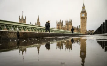 A general view of the Houses of Parliament in London, England, on Feb. 22, 2024. (Leon Neal/Getty Images)