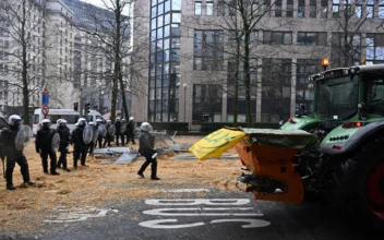 Protesting Farmers Clash With Police at EU Headquarters in Brussels