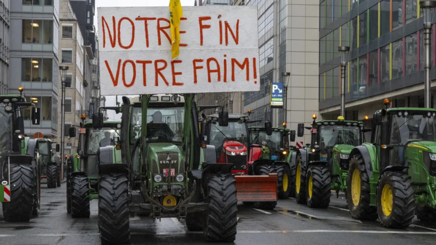 Belgian Farmers Renew Protests as EU Agriculture Ministers Meet