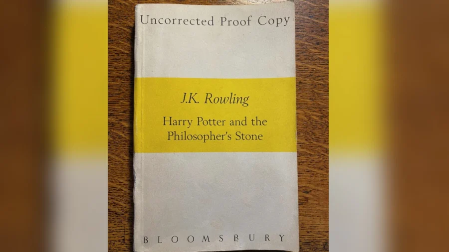 Proof Copy of Harry Potter Book, Bought for Pennies in 1997, Sells for More Than $13,000