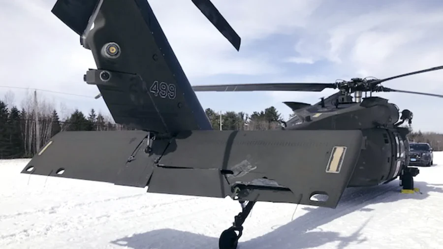 Man Who Crashed Snowmobile Into Parked Black Hawk Helicopter Is Suing Government for $9.5 Million