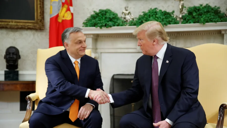 Trump Meets With Hungarian Leader Viktor Orban, Discussions Focus on Border Security