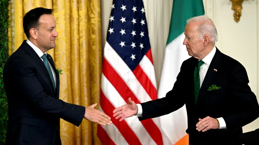 Biden, Irish Prime Minister Attend Luncheon at US Capitol