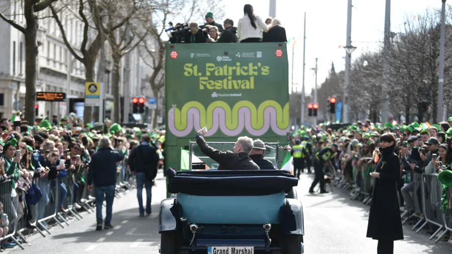 St Patrick’s Day Parade Marches Through the Irish Capital