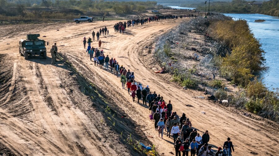 Illegal Immigrant Encounters In February Surge to Record High For Month