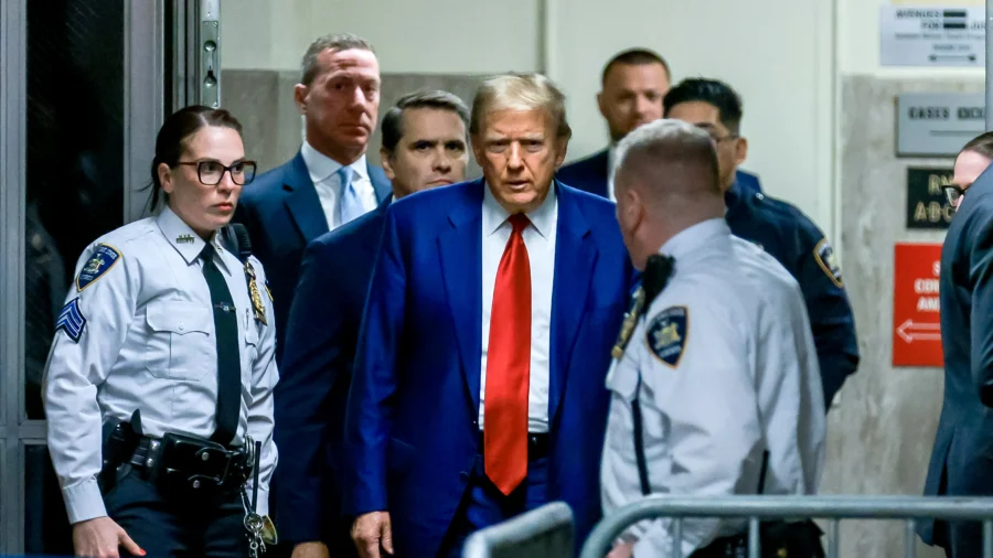 Trump Attends Hush Money Case Hearing