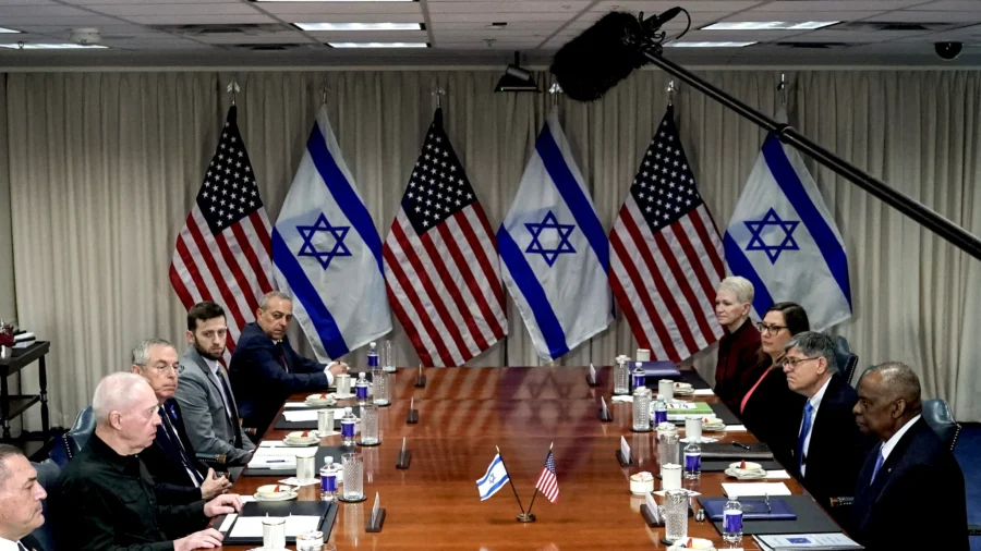 Israeli Defense Minister Meets Defense Secretary Lloyd Austin