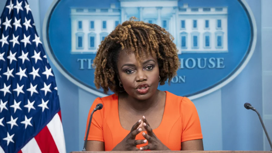 Former White House Press Secretary Karine Jean-Pierre Leaves Democratic Party