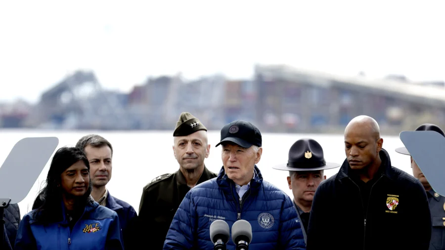 Biden Visits Collapsed Baltimore Bridge, Delivers Remarks